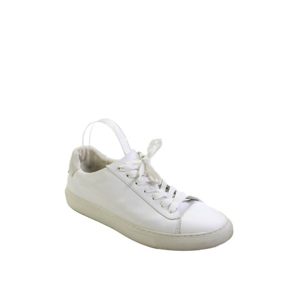 Reiss Mens Leather Lace Up Casual Walking Sneakers Size 43